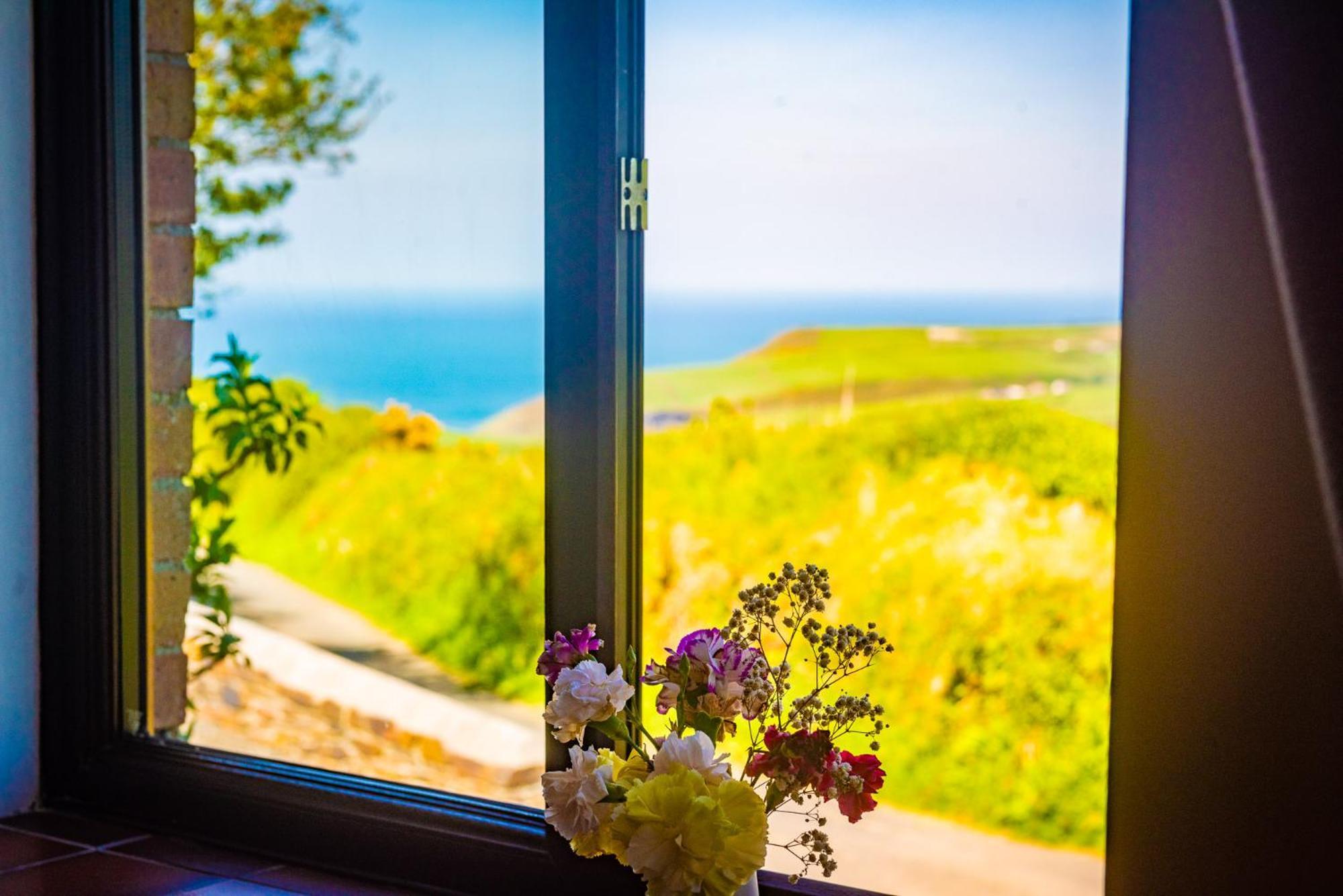 Polrunny Farm Elderberry Cottage With Sea View Боскасл Экстерьер фото